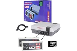 Mihiliring Retro Console Game, Video Game Emulator with TF Card Slot for Game Saves & Download, Built-in 621 Retro Play, 1080P HD HDMI Output Connection More Stable for Kids & Adults As Gift