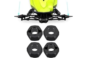 WEFEINO 4Pcs Aluminum Wheel Hex Hubs Adapter 8mm RC Hex Combiner Upgrade Parts for Losi 1/16 Mini-B 1/18 Mini-T 2.0 RC Car