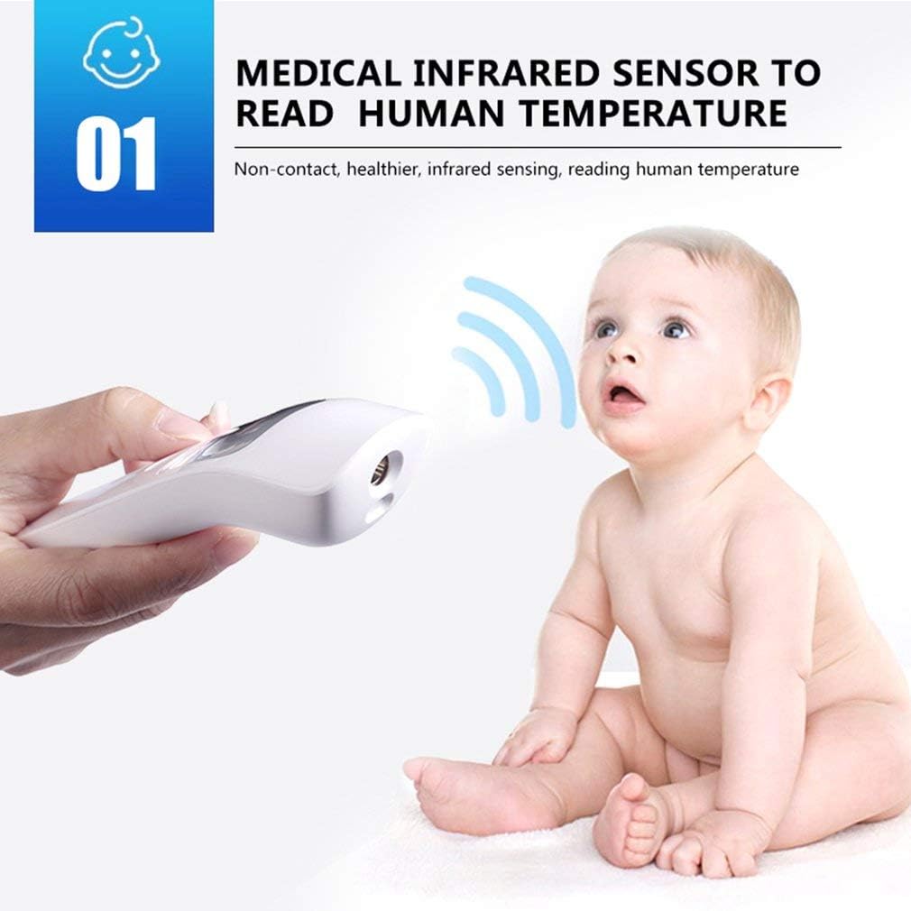 Non-Contact Forehead Thermometer Infrared Thermometer Baby and Adult Digital Thermometer High Precision Forehead Thermometer High Precision Thermometer for Fever, Accurate and Fast ℉ & ℃