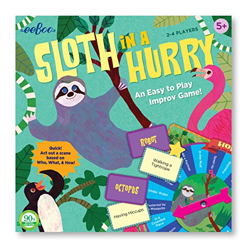 eeBoo Sloth in a Hurry Action Game