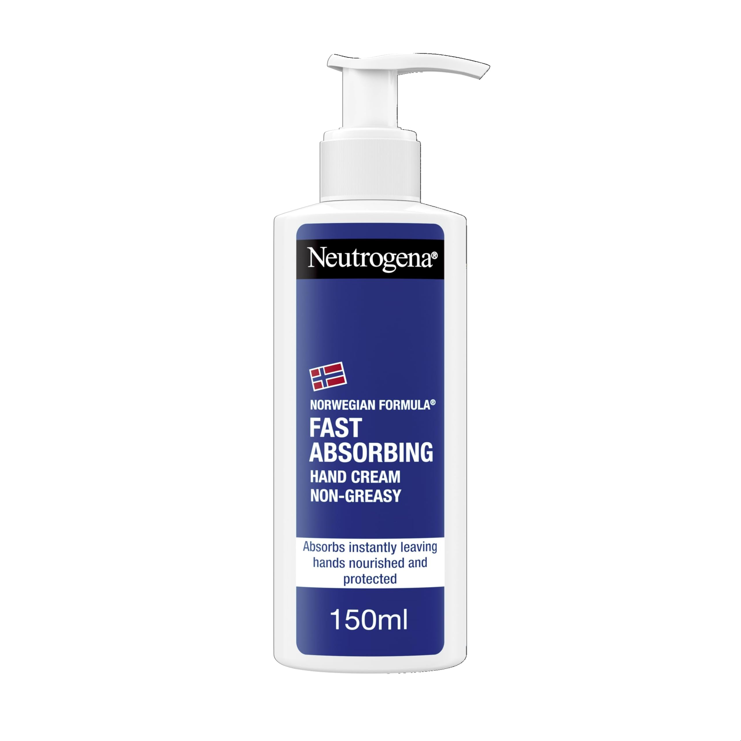 Neutrogena Norwegian Formula Fast-Absorbing Hand Cream (1x 150ml), Lightweight and Non-Greasy for Dry Hands, Nourishing Formula to Support Softer Skin, Suitable for Sensitive Skin — image 1