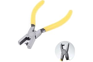 XMHF 2mm Round Hole Punch Pliers for Sheet Metal Yellow