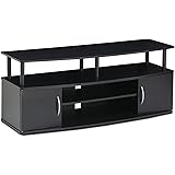 FURINNO Furinno JAYA Large Entertainment Center Hold up to 50-IN TV, 15113BKW