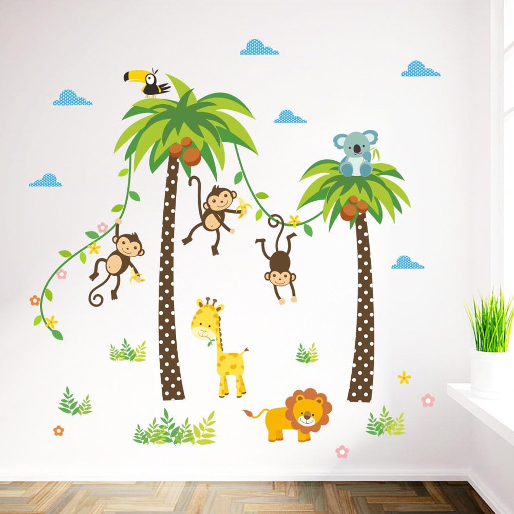 Amazon Com Amaonm Removable Creative Diy Nursery Room Wall Decor