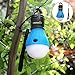 Portable Outdoor Lights Flashing LED Lantern,2 Pack Lighting for Tent Camping Hiking Fishing,Emergency Light Equipment (Blue&Green Color)