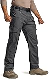 CQR Men's Flex Ripstop Tactical Pants, Water