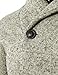 H2H Men's Shawl Neck Pullover Sweater Ribbed V Neck Dress Sweater Ivory US S/Asia M (KMOSWL036)