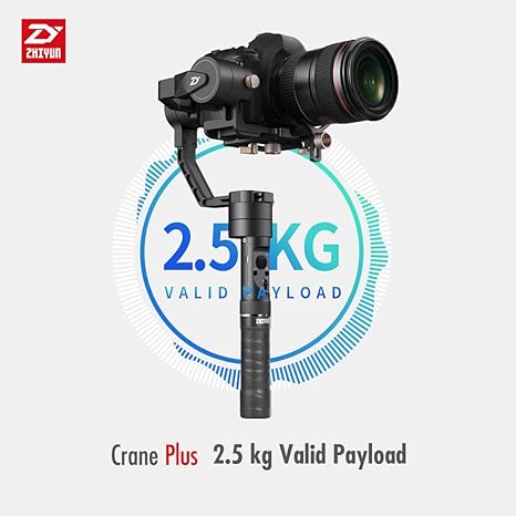 Zhiyun grúa Plus (grúa V2 Upgrade Versión) 3 ejes Handheld Gimbal ...