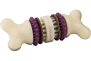 PetSafe® Busy Buddy® Bristle Bone®, Medium, Helps Keep Your Dog's Teeth Clean, Long-Lasting Playtime