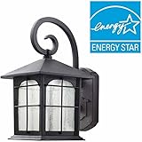 Home Decorators CollectionAged Iron Outdoor LED Wall Lantern