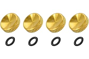 PATIKIL Camera Shutter Button, 4 Pack 12mm Concave Surface Shutter Release Buttons Pure Copper Camera Button for Nikon for Fu