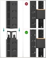 SONGMICS 4-Tier Steel Shelving Unit 520 kg 40x80x160 cm Black GLR044B01 view 7