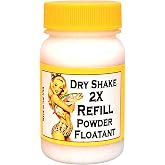 2X Refill for Dry Shake Floatant, and Other Powder Floatant Products. Superhydrophobic Powder Creates High Riding Flies and is Compatible with All Brands of Dry Shake or Brush-on Floatants.
