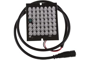 Prettyia 940 Nm Infrared 48 LED Array Board IR Illuminator with IR Range Up to 30 M