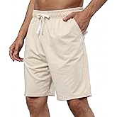 Mlgaril Men's Athletic Shorts 8" Casual Sweat Shorts Workout Jogger Shorts Sports Running Short Pants with Pockets