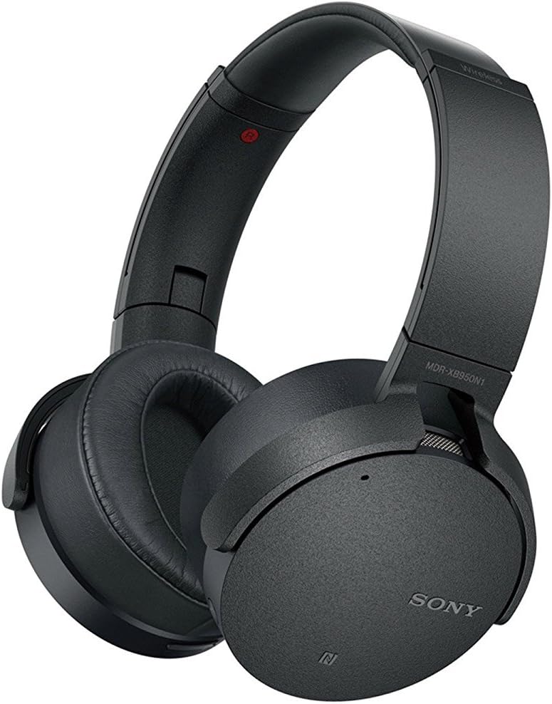 Sony 950N1 Extra Bass Wireless Bluetooth Noise Cancelling Headphones - MDRXB950N1/B (Renewed)