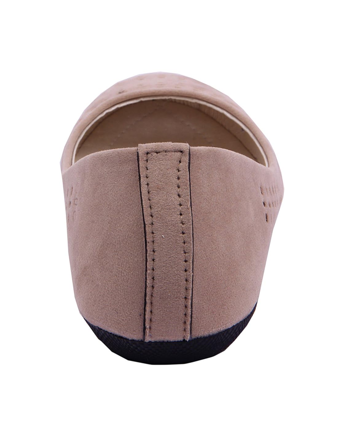 goyal's women's beige synthetic ballerinas