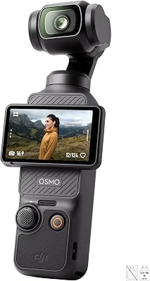Osmo Pocket 3, Caméra Vlogging CMOS 1'' et Vidéo 4K/120 IPS