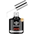 modelones 10 in One X Nail Gel Glue Gel Base Coat Brush On Nail Polish | Glue 15ml for Tips, Rhinestones, Blooming Art Hema-F