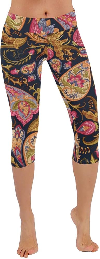 paisley yoga pants