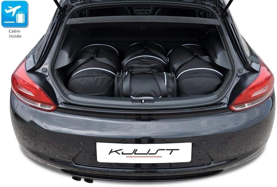 KJUST Car Bags Set 4 pcs compatible with VW SCIROCCO 2008-2017 Trunk System