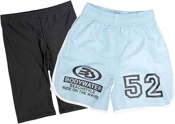 Amazon サーフパンツ インナーレギンス 2点セット 男の子 海水パンツ 水着 子供 キッズ ジュニア 水着 通販