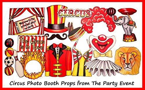 Circus Carnival Photo Booth Props