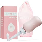 Popped Upside Down Peri Bottle for Postpartum Care, FSA HSA Eligible, 10 oz | Perineal Spray Bottle &amp; Wash Bottle for Perineal Tears, Episiotomy &amp; C-section Recovery, Angled Spout, Portable Bidet