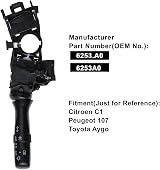 YAOPEI Indicator Stalk for Peugeot 107 Citroen C1 Toyota Aygo 6253A0 6253.A0 view 2