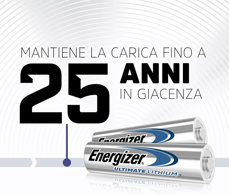 Ultimate Lithium AA (Confezione da 4) Pile 1,5V