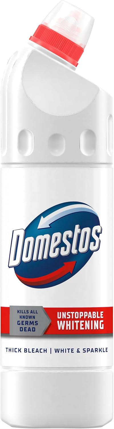 Domestos White & Sparkle Thick Bleach 750 ml disinfectant