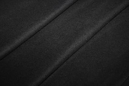 Bühnenmolton Meterware schwarz 300 cm