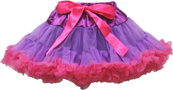 pink and violet tutu dress