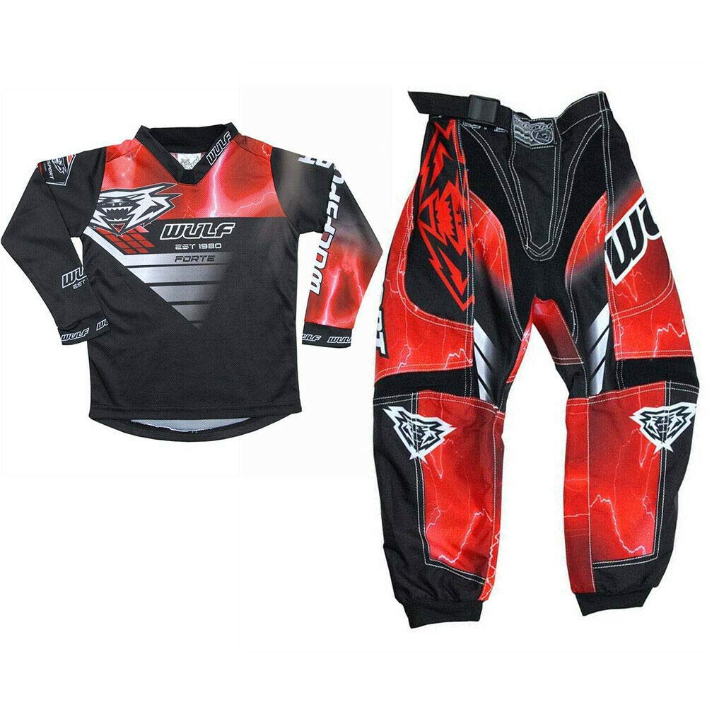 Completino Moto Cross Per Bambini - Maglia E Pantaloni Protettivi - Foto 3