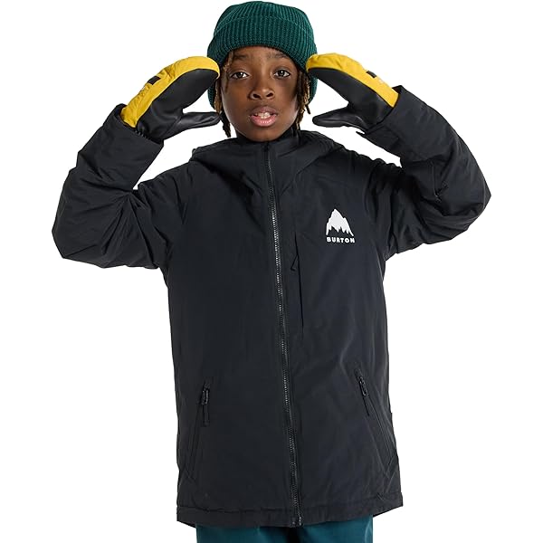Amazon.com : Burton Boys Covert Jacket, Heather Bog/True Black New