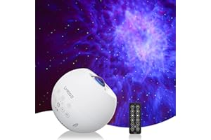 Lyridz Galaxy Projector Night Light, 3 in 1 Star Projector with Bluetooth Music Speaker, Remote Control, and Timer Function for Bedroom, 10 Colors Starry Projector Galaxy Light for Kids & Adults