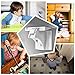 Adoric Life Magnetic Cabinet Locks Drawer Locks for Child Safety (6 Locks + 2 Keys) - Baby Proofing Cabinet Locks with 3M Adhesive Tape Easy To Install