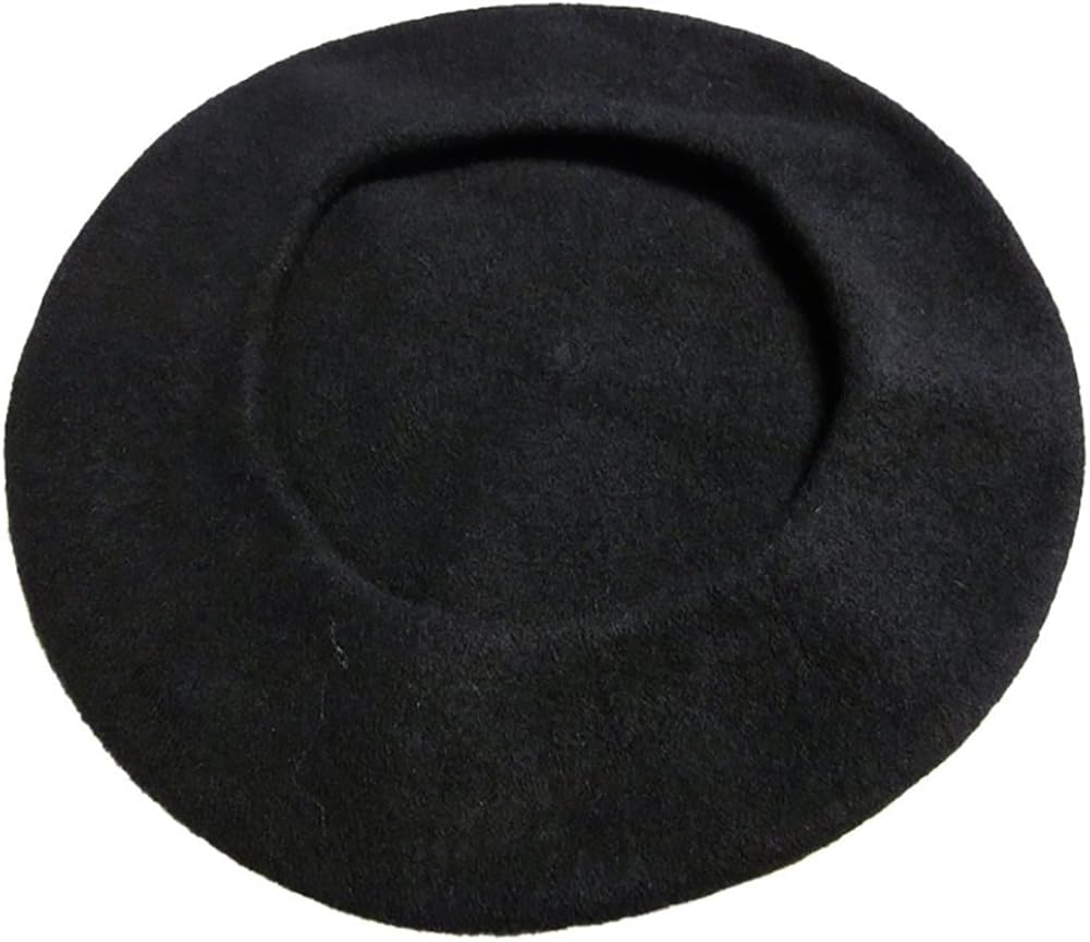 CoverYourHair Black Beret – French Beret Hat – Artist Hats – Fashion Parisian Style Wool Berets at  Women’s Clothing store