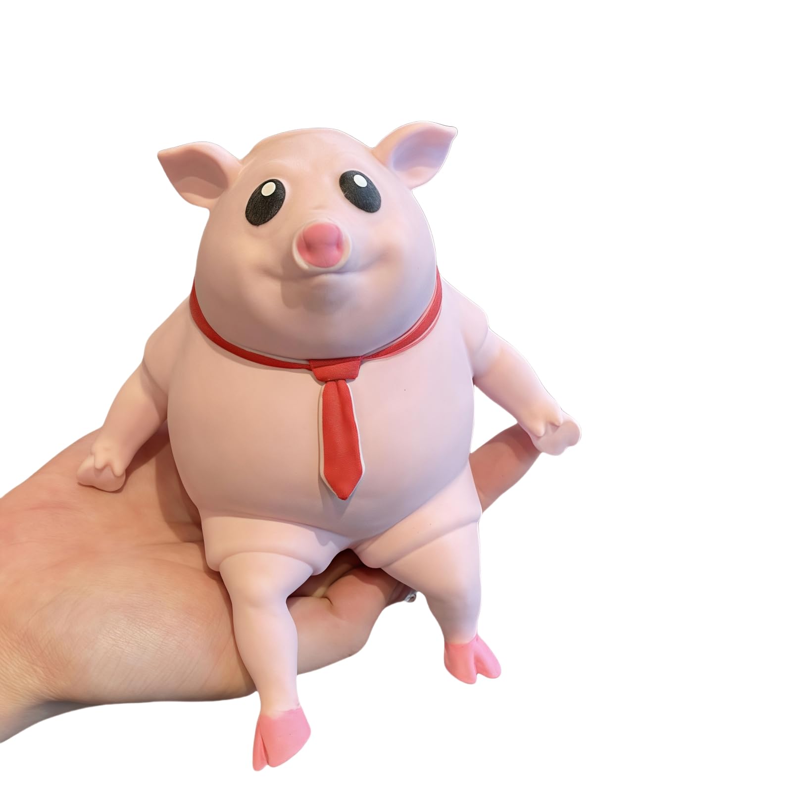 Oumun Pink Animal Piggy Stress Toys, Squishy Pig, Stress Relief, Squeeze Toy, Soft, Small, Unisex, Adult