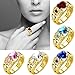 Clearance Silver Natural Heart Shape Ruby Gemstones Birthstone Bride Wedding Engagement Ring