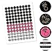 Girls Night Out - Bachelorette Party Round Candy Sticker Favors - Labels Fit Chocolate Candy (1 Sheet of 108)