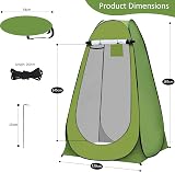 Denny International Portable Pop Up Privacy Tent Green Camping Shower Changing view 6