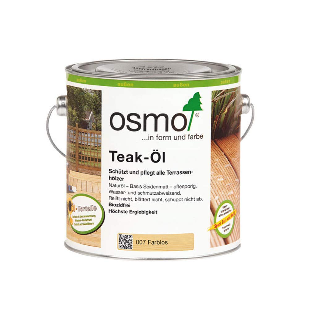 Osmo Teak Oil 0.75L (007) - Clear