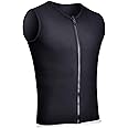 REALON Wetsuits Top Jacket Women Men 2mm Neoprene Long Sleeve Shirt 3mm Front Zipper Vest Wet Suit Keep Warm for Adult Youth Kids Diving Surf Swim Water Sports