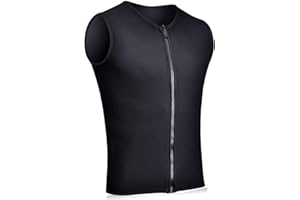 REALON Wetsuits Top Jacket Women Men 2mm Neoprene Long Sleeve Shirt 3mm Front Zipper Vest Wet Suit Keep Warm for Adult Youth Kids Diving Surf Swim Water Sports