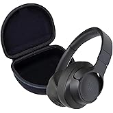 JBL Tune 710BT - Wireless Bluetooth Headphones Bundle with Deluxe CCI Carrying Case (Black)