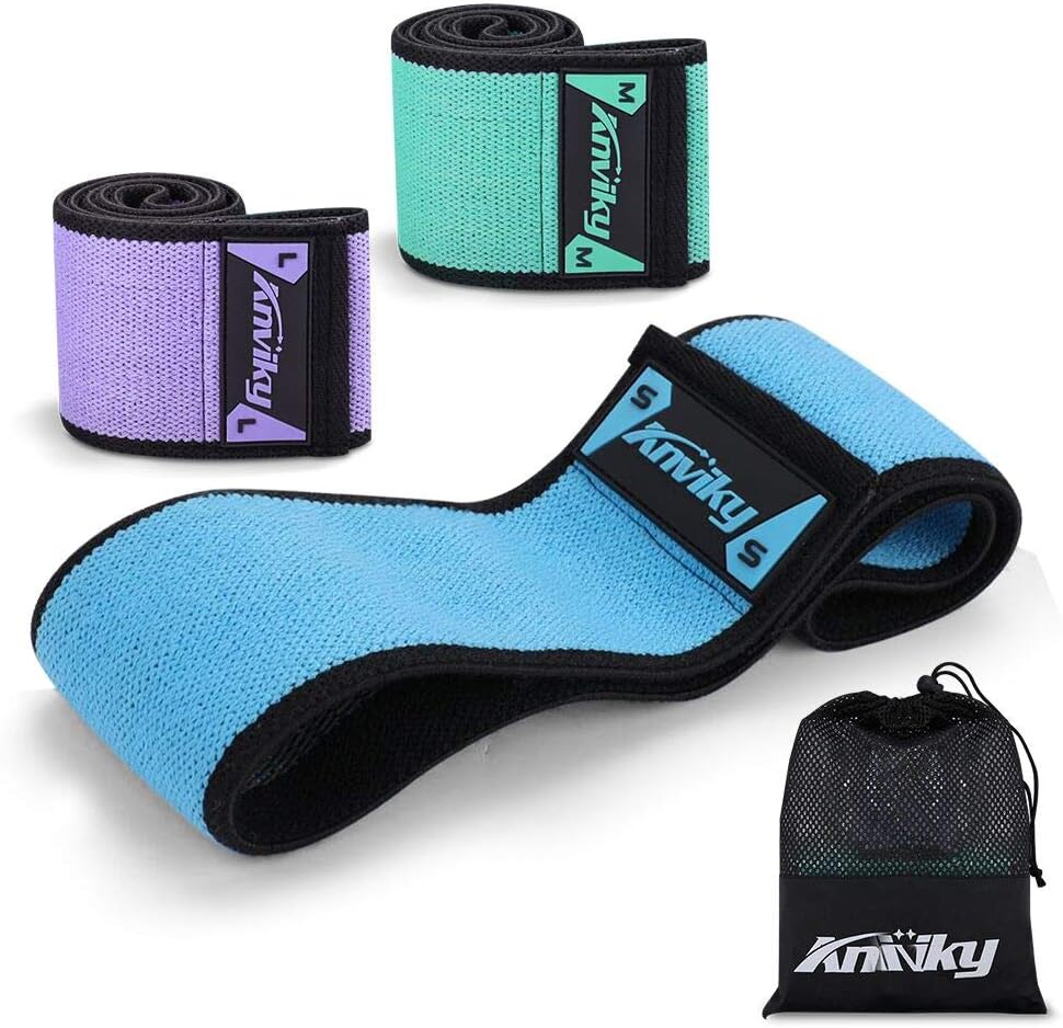 Anviky Booty Bands 2020 Upgraded,Hip Resistance Bands Set Fabric Soft & Non Slip Design for Legs and Butt …