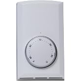 Cadet Double Pole Line Voltage Thermostat for Baseboard &amp; Wall Heaters