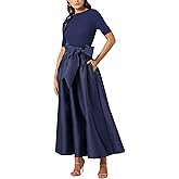 Shoshanna Women's Midnight Mikado Knit Combo Raquel Dress
