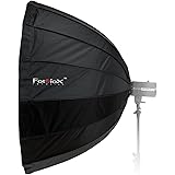 Fotodiox EZ-Pro Deep Parabolic Softbox 48in (120cm) - Quick Collapsible Softbox with Multiblitz V Speedring for Multiblitz V, Varilux, and Compatible